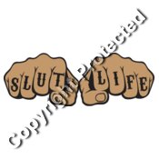 SlutLife FistsDarkBW