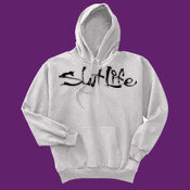 Slut Life - BW - Comfortblend® EcoSmart® Pullover Hooded Sweatshirt