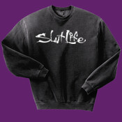 Slut Life - White - Ultimate Cotton® Crewneck Sweatshirt