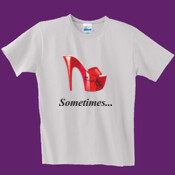 Slut Life Heel - 4 inches - Ladies ComfortSoft® Crewneck T Shirt